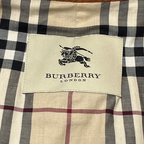 Burberry Josi Trench Coat Orange Nova Check Womens 4 Classic Preppy Old Money - Picture 6 of 16